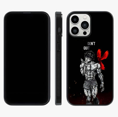 Rise Beyond Limits Glass Case displayed upright for full design visibility and premium finish.