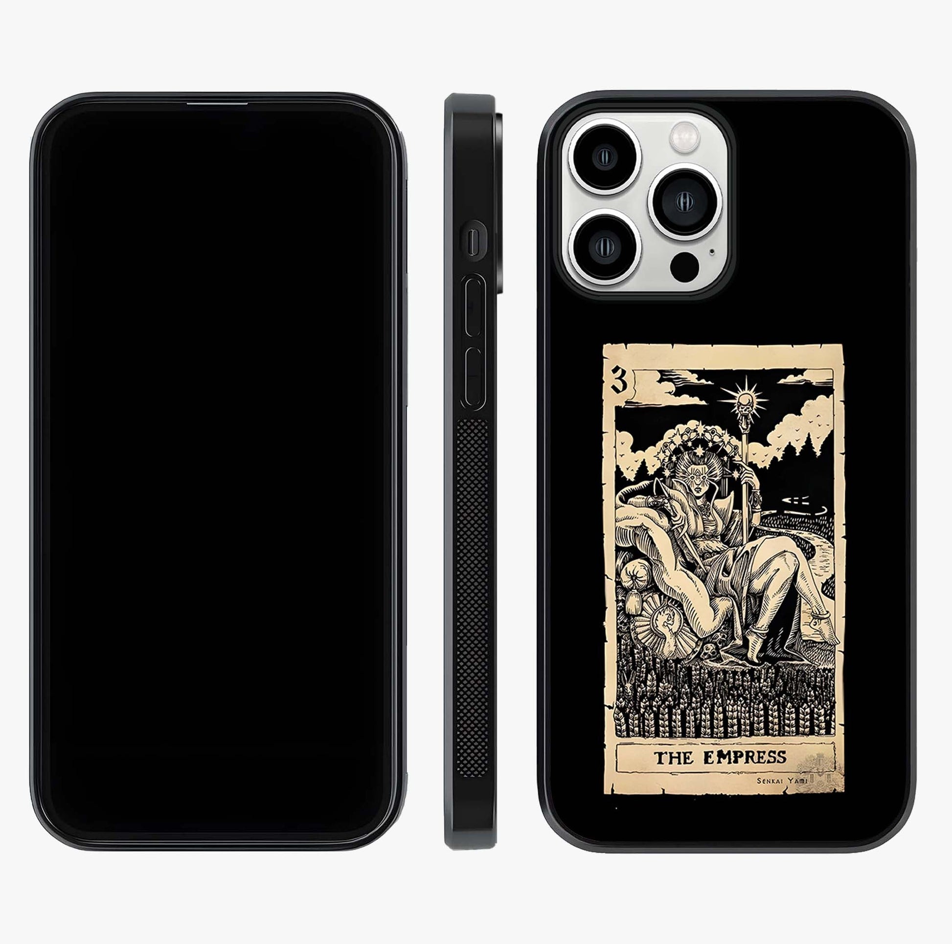 The Empress Glass Case displayed upright for full design visibility and premium finish.