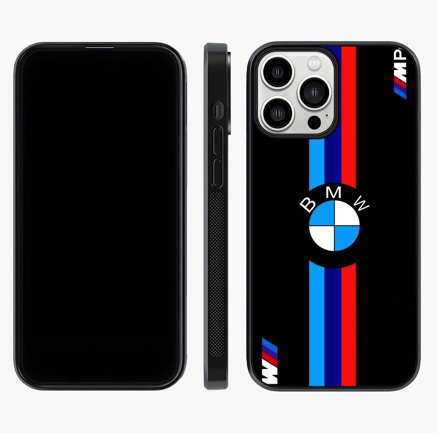Turbo Bmw Beast Glass Case displayed upright for full design visibility and premium finish.