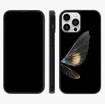 Whispers Of Wings Glass Case displayed upright for full design visibility and premium finish.
