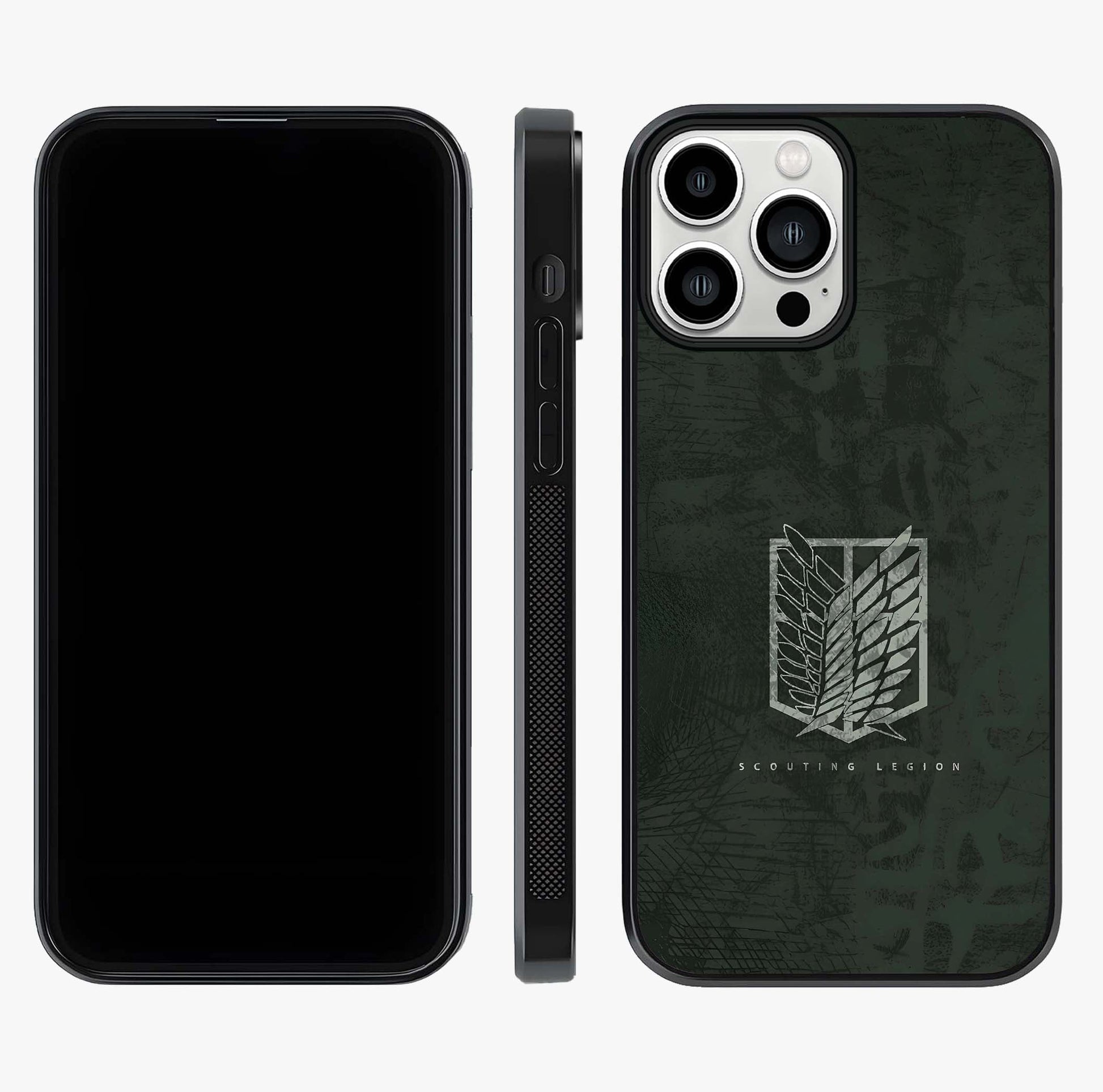 Wings Of Freedom Glass Case displayed upright for full design visibility and premium finish.