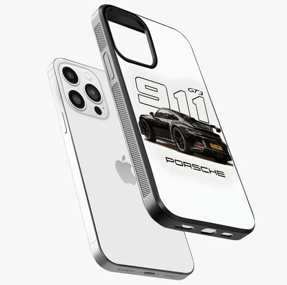 Turbo Legacy Icon Glass Case laid diagonally highlighting side profile, edges and glossy glass shine.
