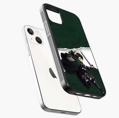 Emerald War Vanguard Glass Case laid diagonally highlighting side profile, edges and glossy glass shine.