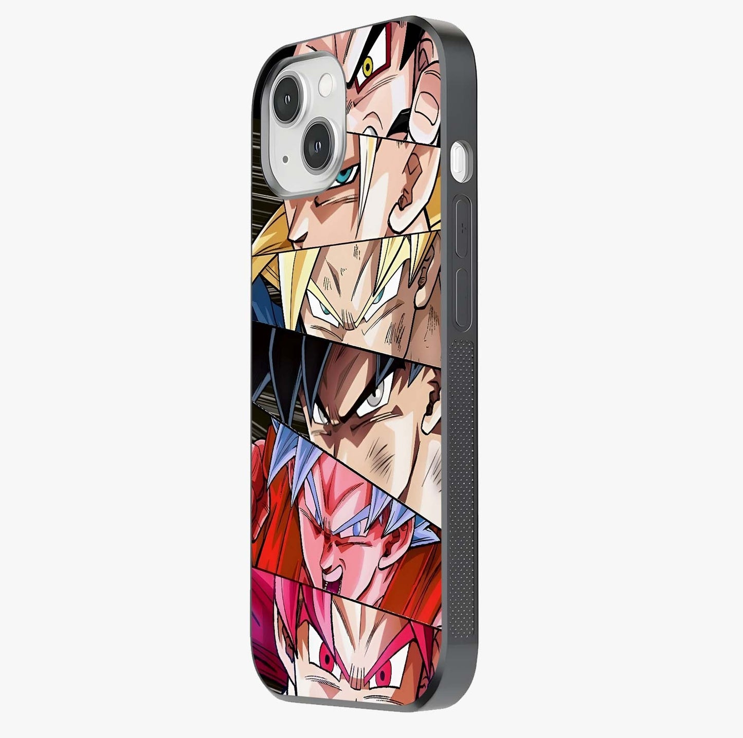 Anime Character Glass Case photographed in natural light showing reflective finish and design depth.