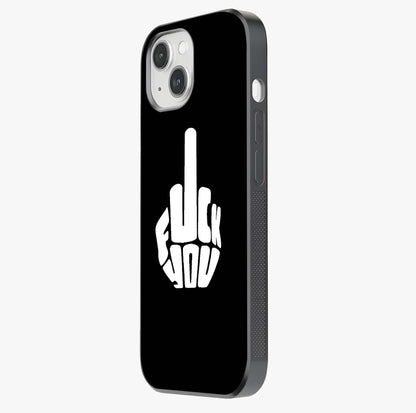 Rebel Mode On Glass Case photographed in natural light showing reflective finish and design depth.