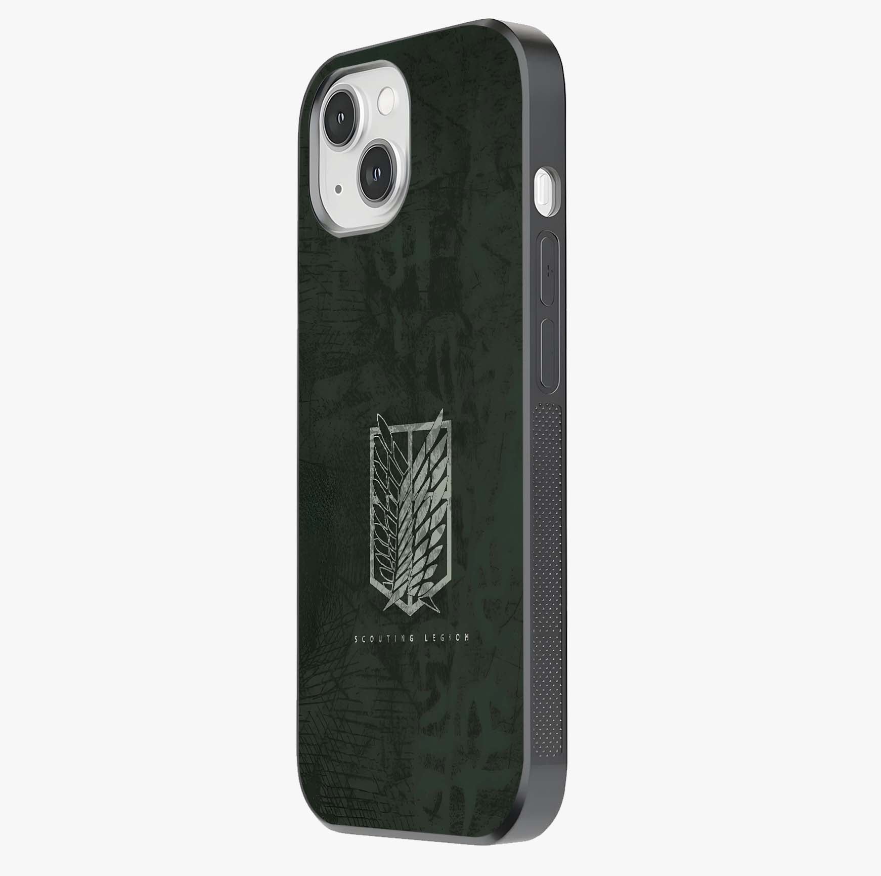 Wings Of Freedom Glass Case photographed in natural light showing reflective finish and design depth.