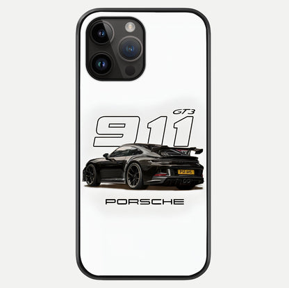 Turbo Legacy Icon Glass Case showing full back design in clean flat view with glossy glass finish.
