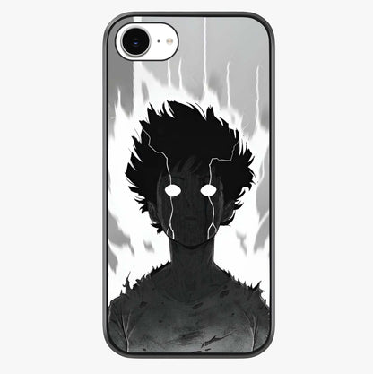 Awakened Inner Rage Glass Case showing full back design in clean flat view with glossy glass finish.