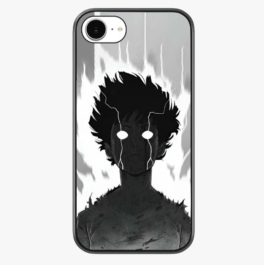 Awakened Inner Rage Glass Case showing full back design in clean flat view with glossy glass finish.