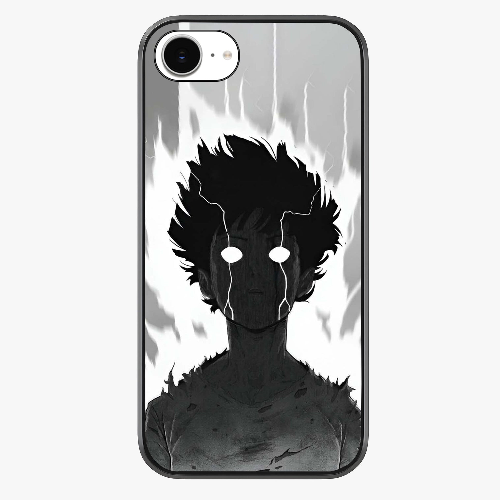 Awakened Inner Rage Glass Case showing full back design in clean flat view with glossy glass finish.