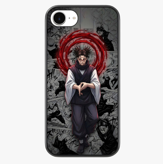 Cursed Ritual Ascension Glass Case showing full back design in clean flat view with glossy glass finish.