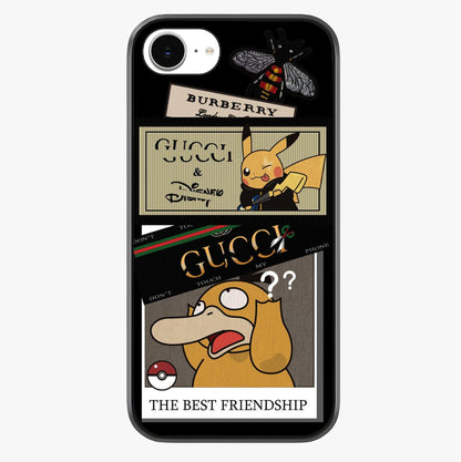 Gucci Play Mashup Glass Case showing full back design in clean flat view with glossy glass finish.