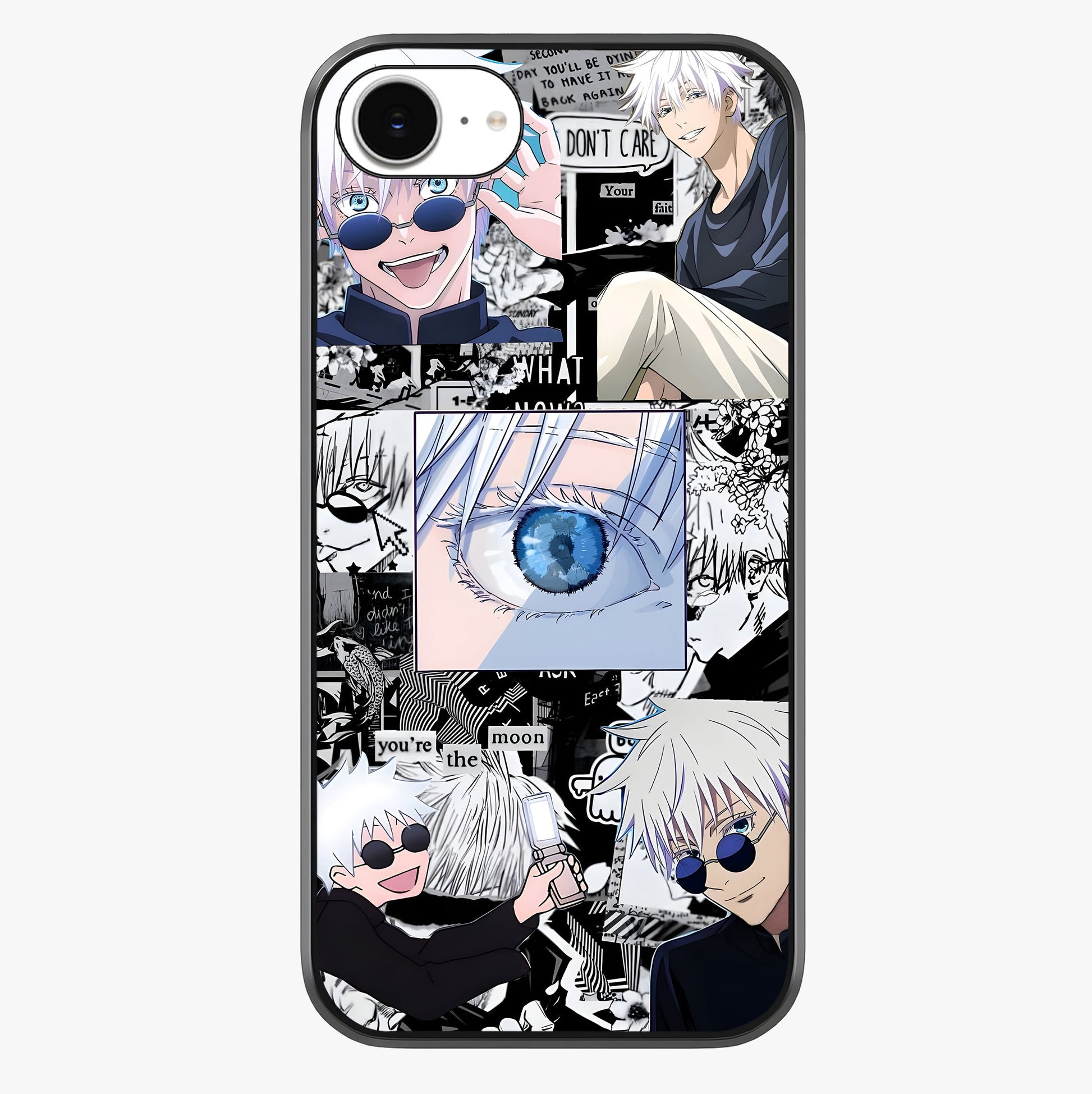 Infinity Sorcerer Chaos Glass Case showing full back design in clean flat view with glossy glass finish.