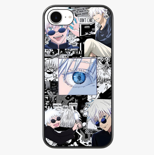 Infinity Sorcerer Chaos Glass Case showing full back design in clean flat view with glossy glass finish.