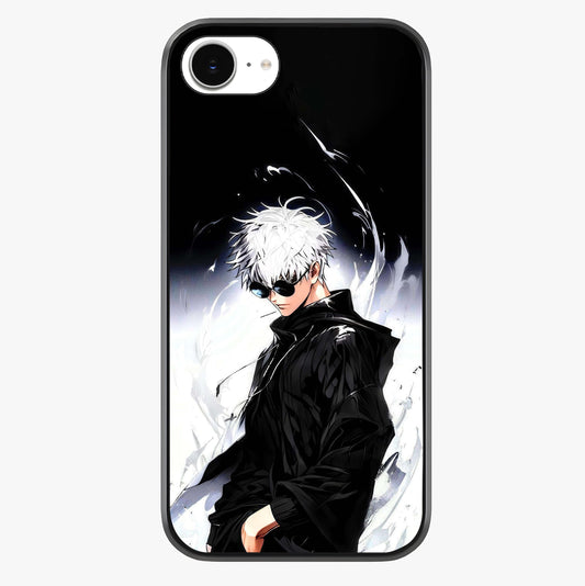 Limitless Shadow King Glass Case showing full back design in clean flat view with glossy glass finish.