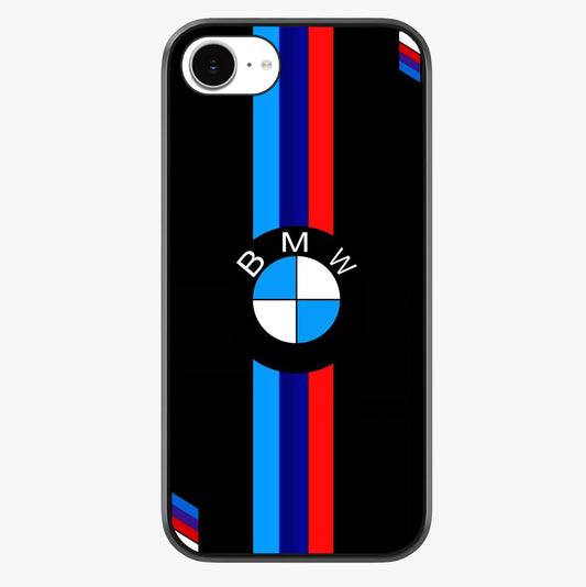 Turbo Bmw Beast Glass Case showing full back design in clean flat view with glossy glass finish.