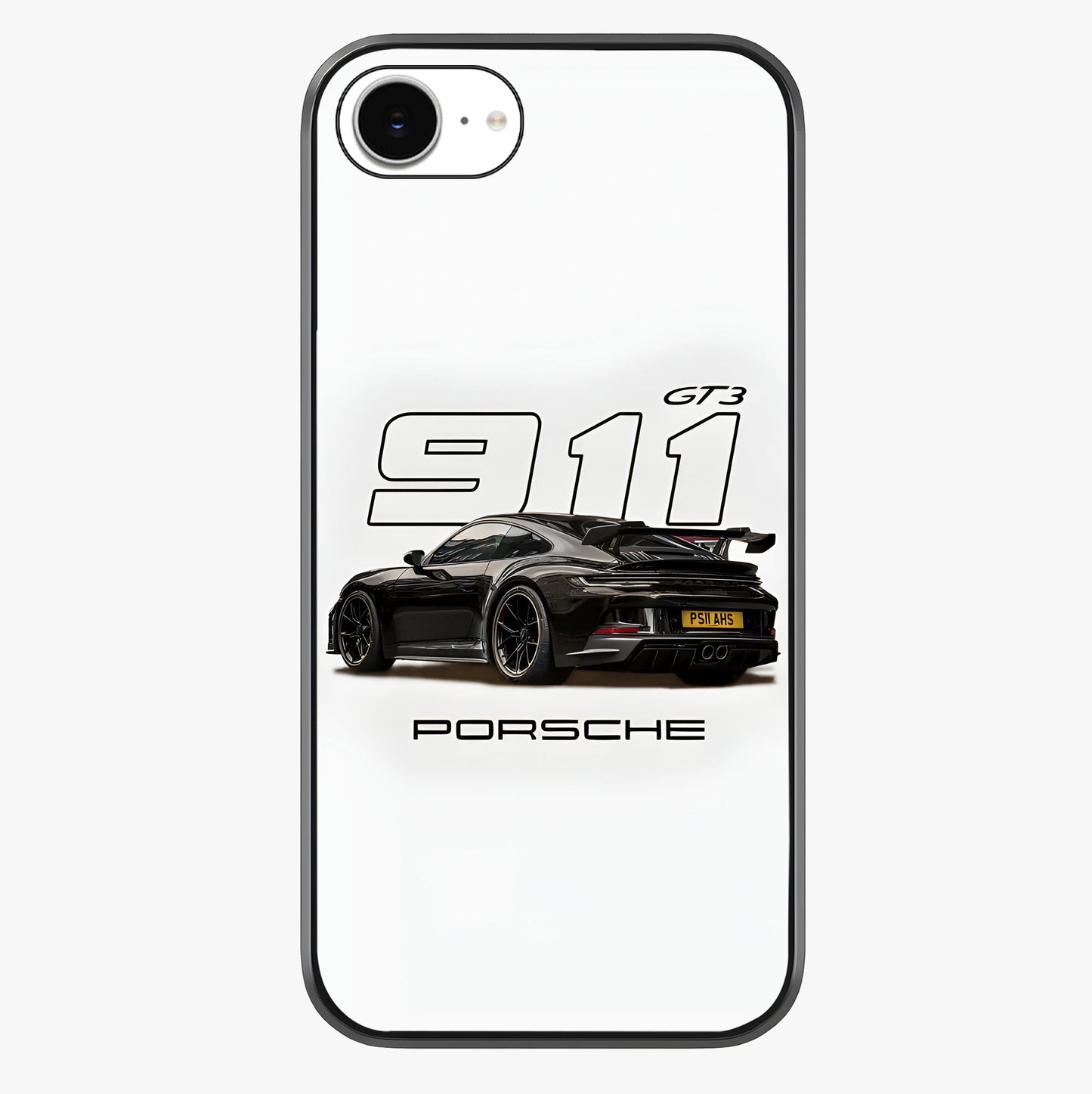 Turbo Legacy Icon Glass Case showing full back design in clean flat view with glossy glass finish.