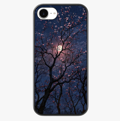 Twilight Sakura Serenade Glass Case showing full back design in clean flat view with glossy glass finish.
