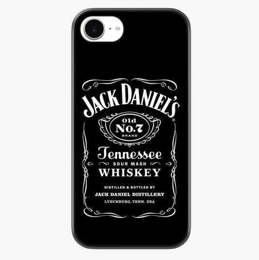 Vintage Whiskey Heritage Glass Case showing full back design in clean flat view with glossy glass finish.