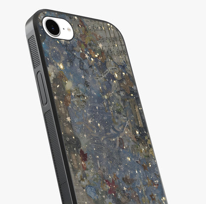 Aesthetic Astrolophia Glass Case captured at a warm angle highlighting gloss, texture and premium glass finish.