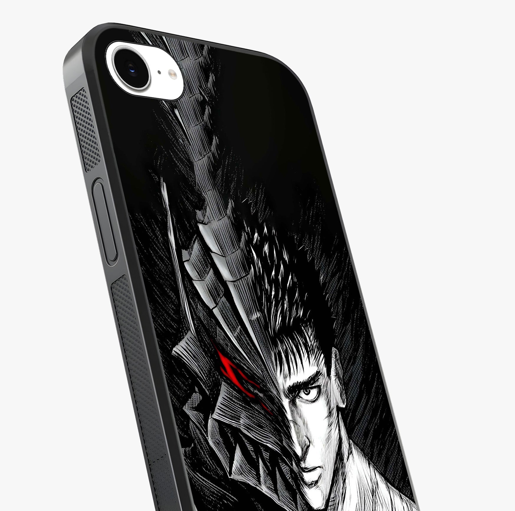 Berserker Blood Oath Glass Case captured at a warm angle highlighting gloss, texture and premium glass finish.
