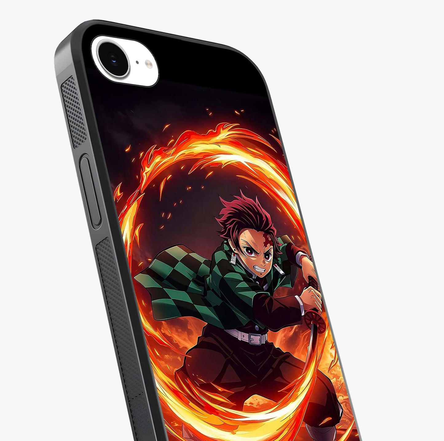 Blazing Sword Resolve Glass Case captured at a warm angle highlighting gloss, texture and premium glass finish.