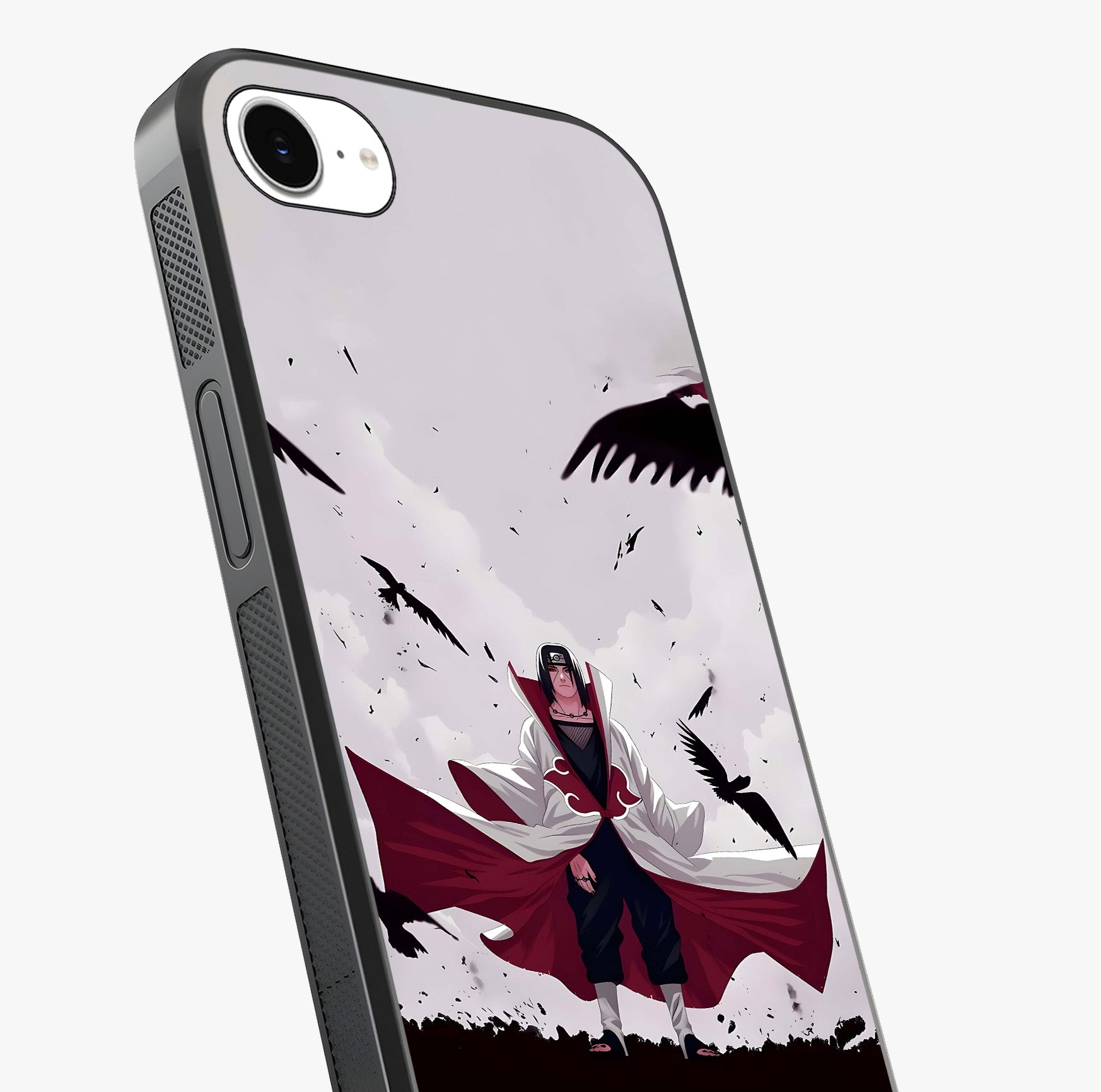 Crimson Crow Ascension Glass Case captured at a warm angle highlighting gloss, texture and premium glass finish.