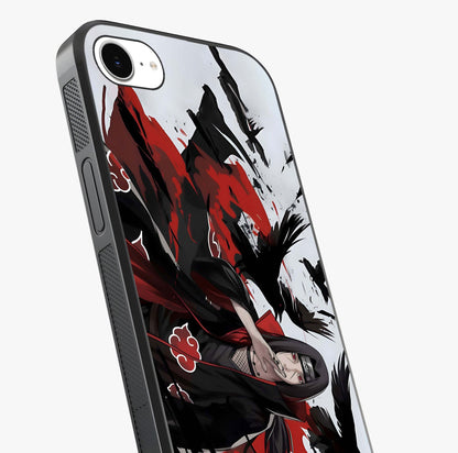 Crimson Crow Illusion Glass Case captured at a warm angle highlighting gloss, texture and premium glass finish.