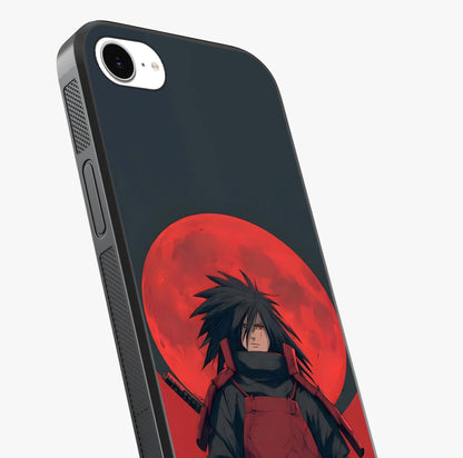 Crimson Moon Warlord Glass Case captured at a warm angle highlighting gloss, texture and premium glass finish.