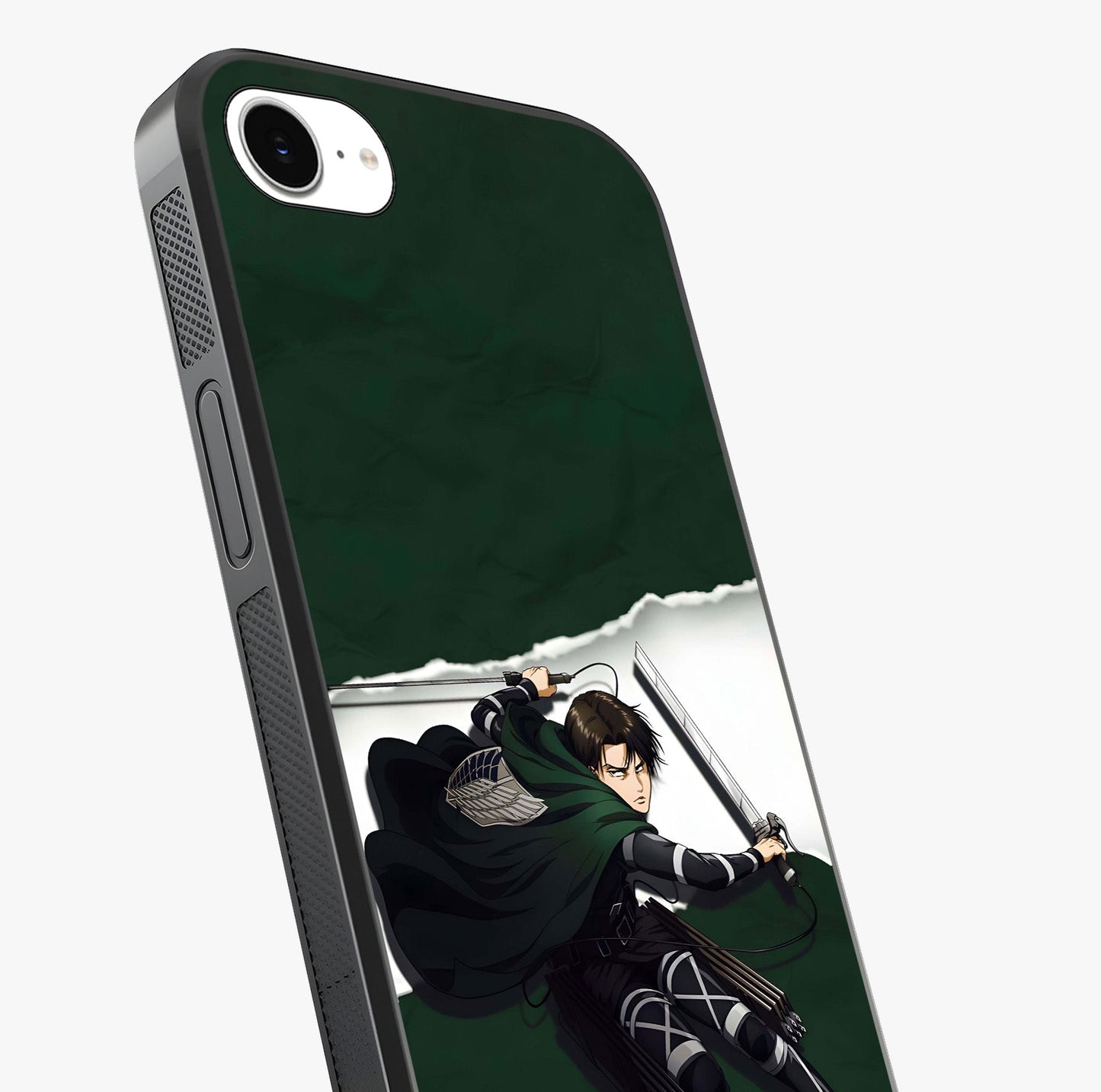 Emerald War Vanguard Glass Case captured at a warm angle highlighting gloss, texture and premium glass finish.