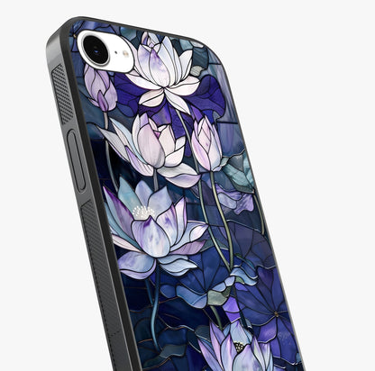 Gloss Petal Rush Glass Case captured at a warm angle highlighting gloss, texture and premium glass finish.