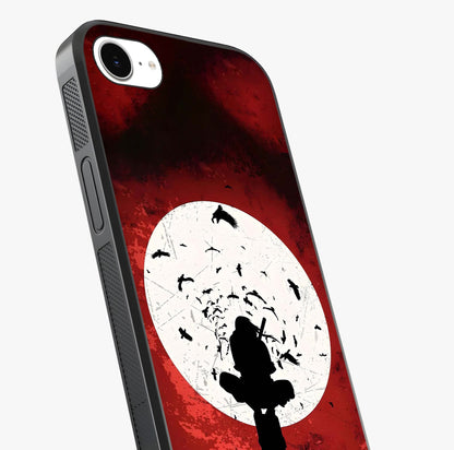 Itachi Limited Edition Naruto Anime Glass Case captured at a warm angle highlighting gloss, texture and premium glass finish.