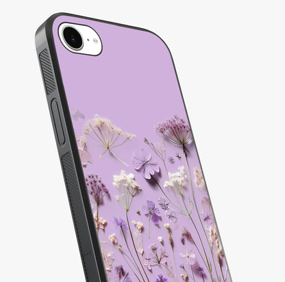Lavender Blossom Dream Glass Case captured at a warm angle highlighting gloss, texture and premium glass finish.