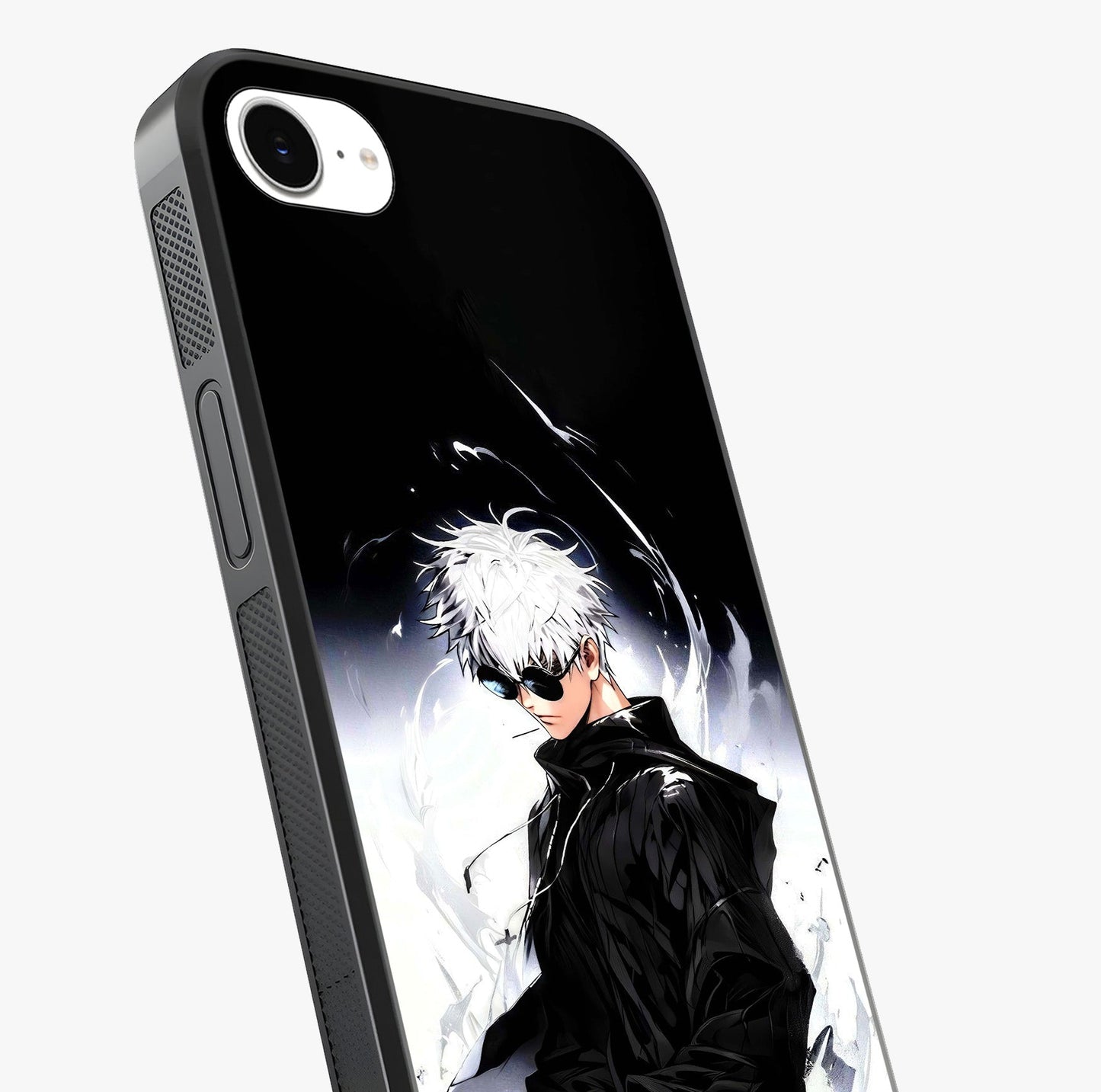 Limitless Shadow King Glass Case captured at a warm angle highlighting gloss, texture and premium glass finish.