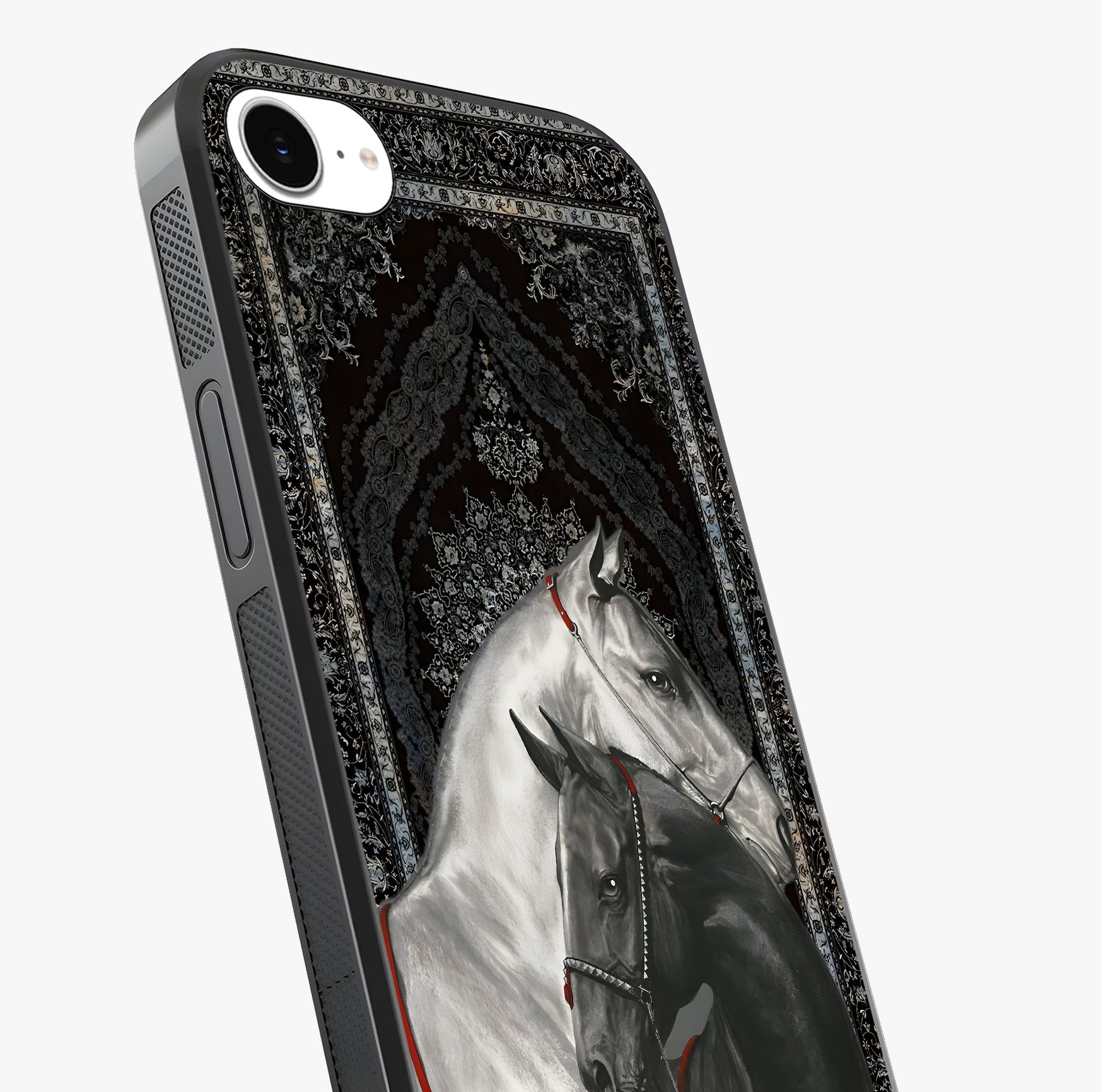 Majestic Ride Legacy Glass Case captured at a warm angle highlighting gloss, texture and premium glass finish.