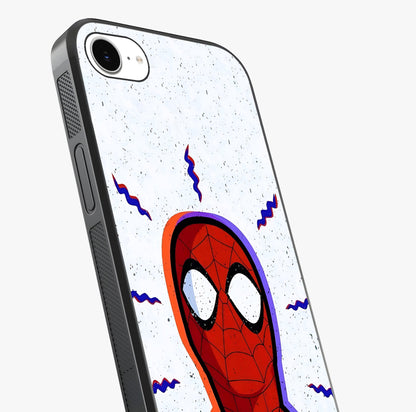 Omg Spiderman Glass Case captured at a warm angle highlighting gloss, texture and premium glass finish.