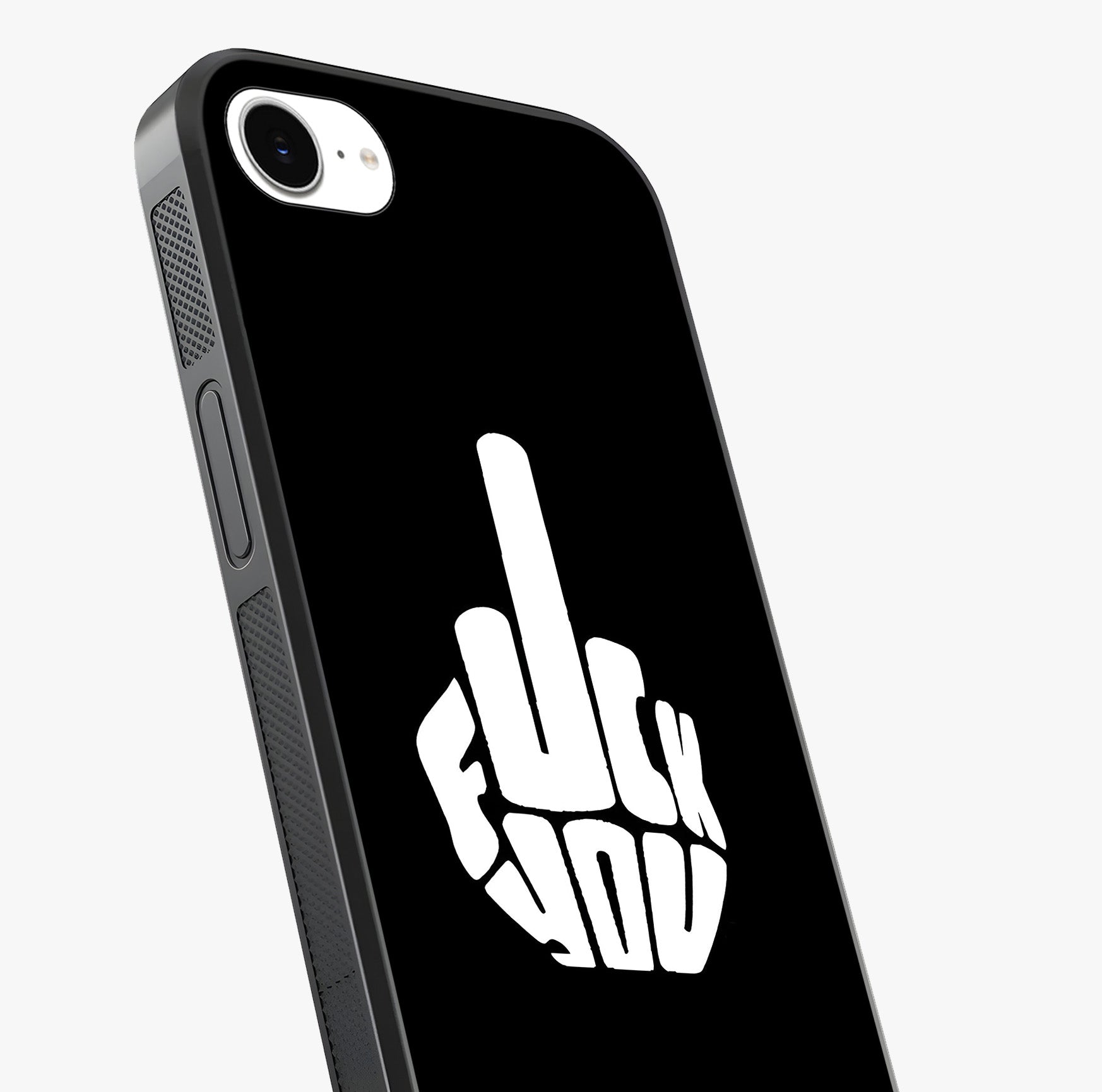 Rebel Mode On Glass Case captured at a warm angle highlighting gloss, texture and premium glass finish.