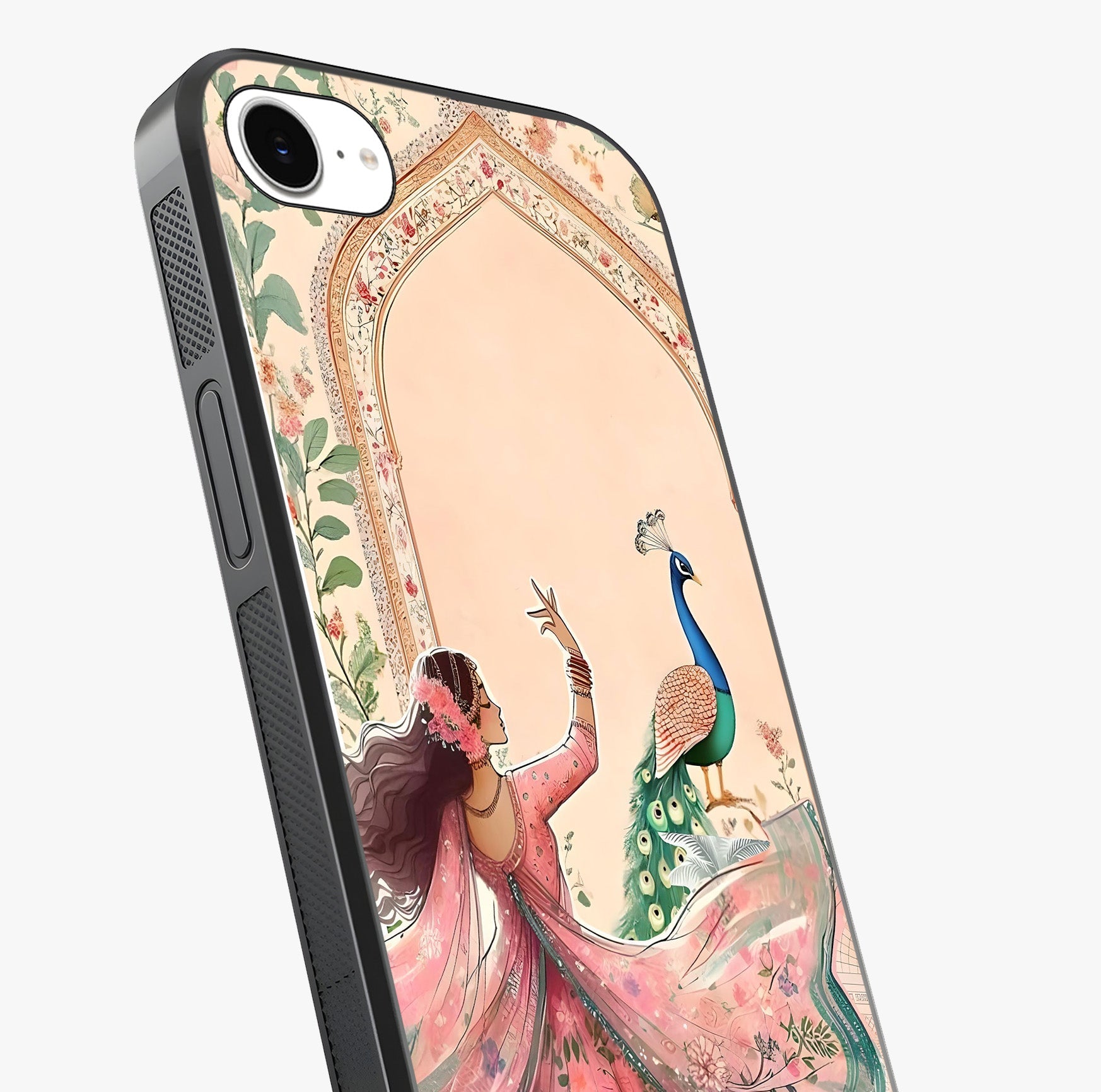 Royal Grace Muse Glass Case captured at a warm angle highlighting gloss, texture and premium glass finish.