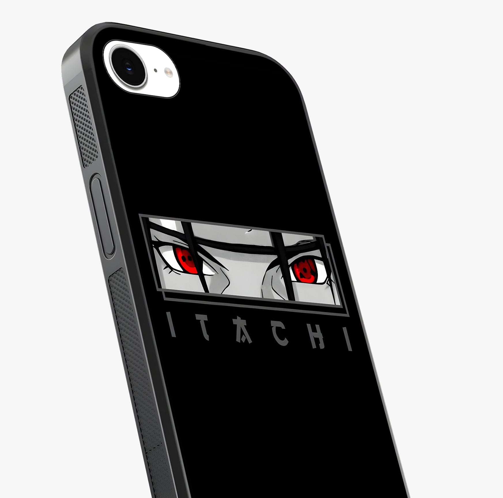 Scarlet Gaze Dominance Glass Case captured at a warm angle highlighting gloss, texture and premium glass finish.