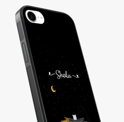 Silent Night Row Glass Case captured at a warm angle highlighting gloss, texture and premium glass finish.