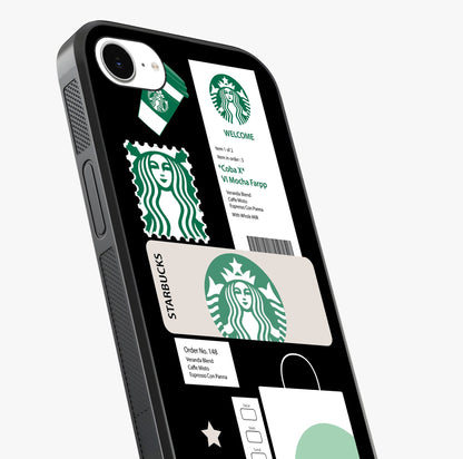 Starbucks Mocha Glass Case captured at a warm angle highlighting gloss, texture and premium glass finish.