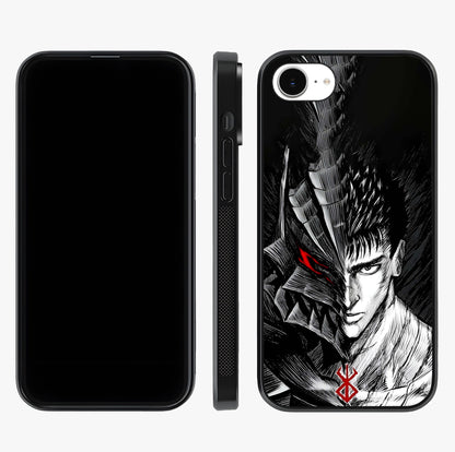 Berserker Blood Oath Glass Case displayed upright for full design visibility and premium finish.