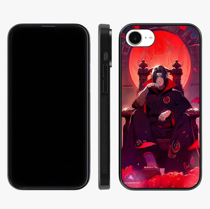 Blood Moon Sovereign Glass Case displayed upright for full design visibility and premium finish.
