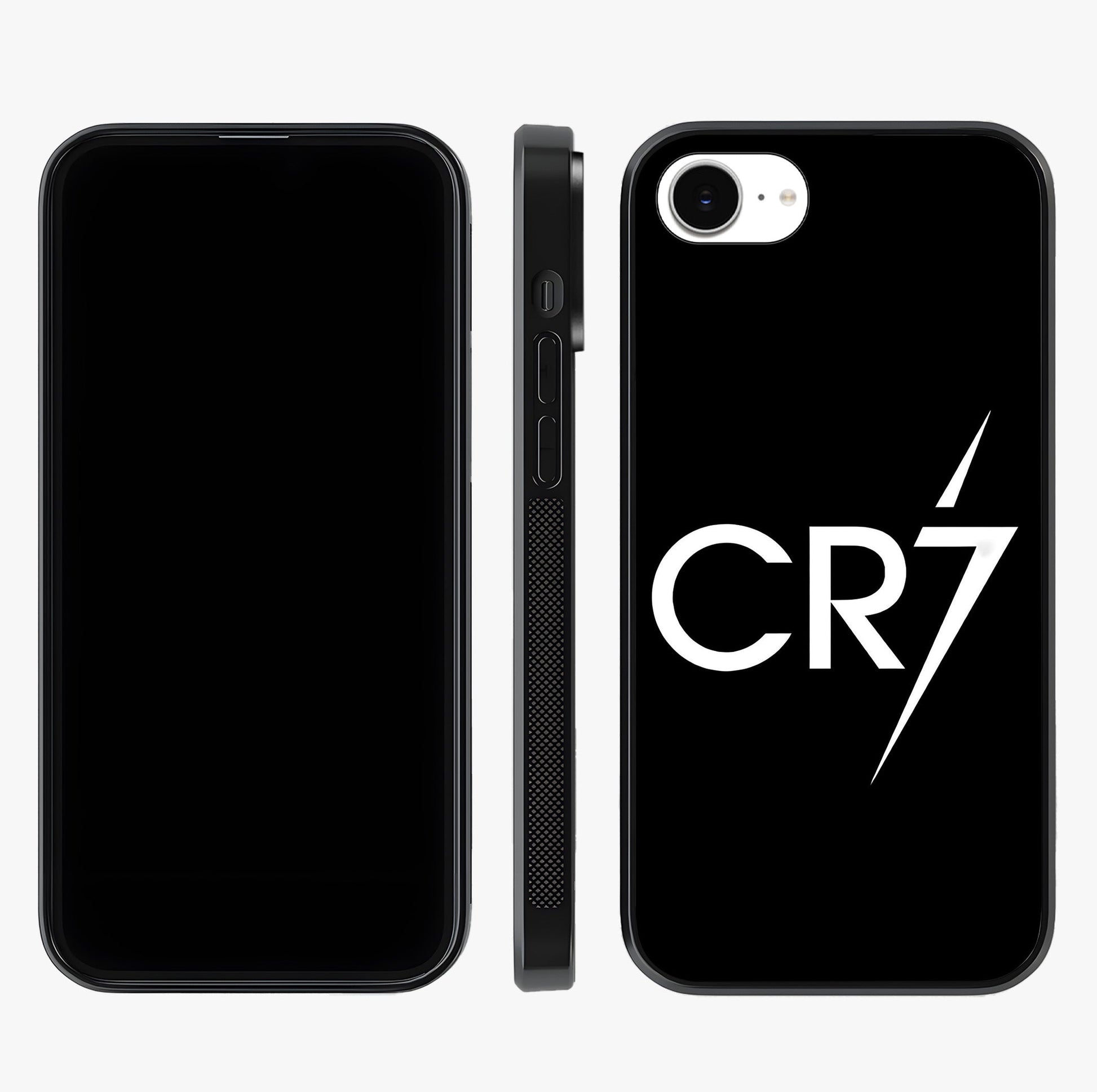 Cr7 Elite Strike Glass Case displayed upright for full design visibility and premium finish.
