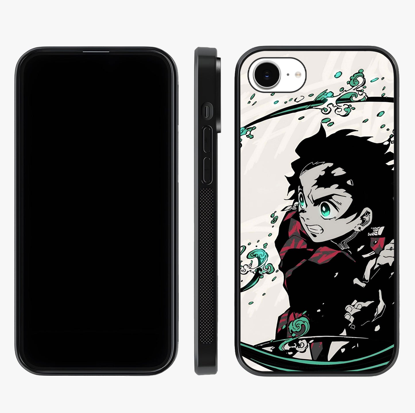 Demon Slayer Glass Case displayed upright for full design visibility and premium finish.