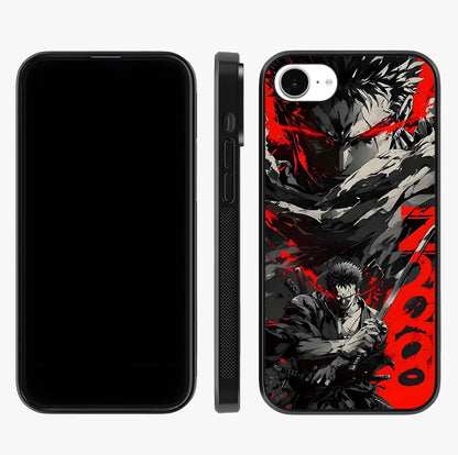 Demon Sword Resolve Glass Case displayed upright for full design visibility and premium finish.