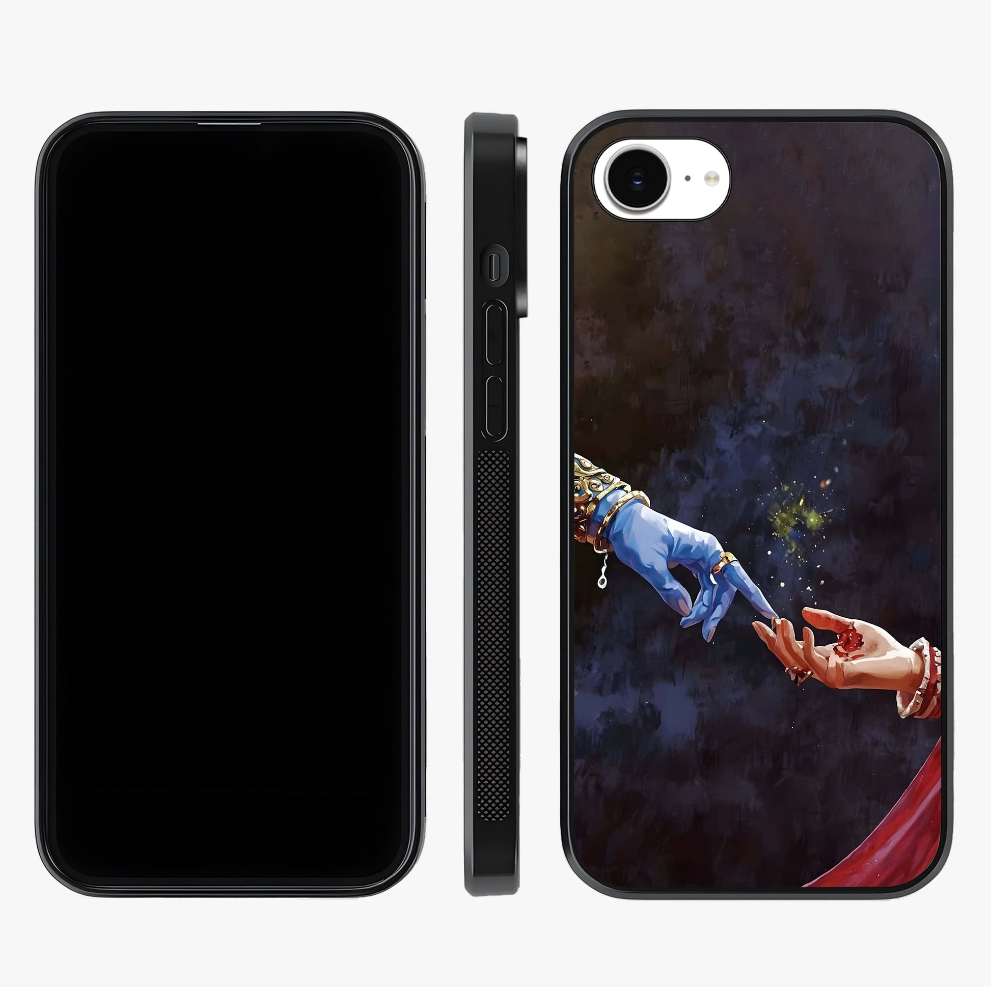 Divine Touch Eternal Glass Case displayed upright for full design visibility and premium finish.