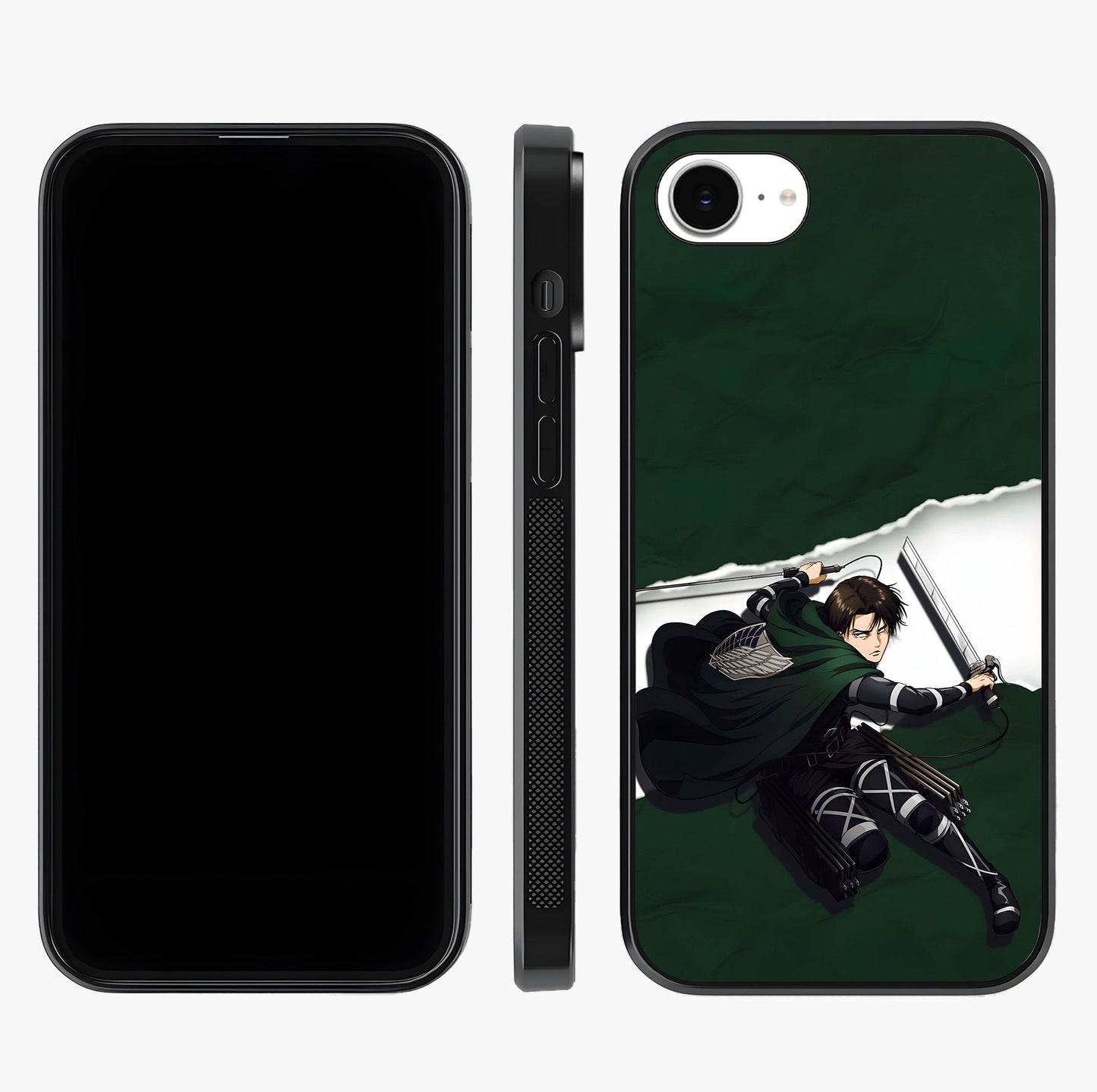 Emerald War Vanguard Glass Case displayed upright for full design visibility and premium finish.