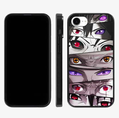 Eyes Of Destiny Glass Case displayed upright for full design visibility and premium finish.