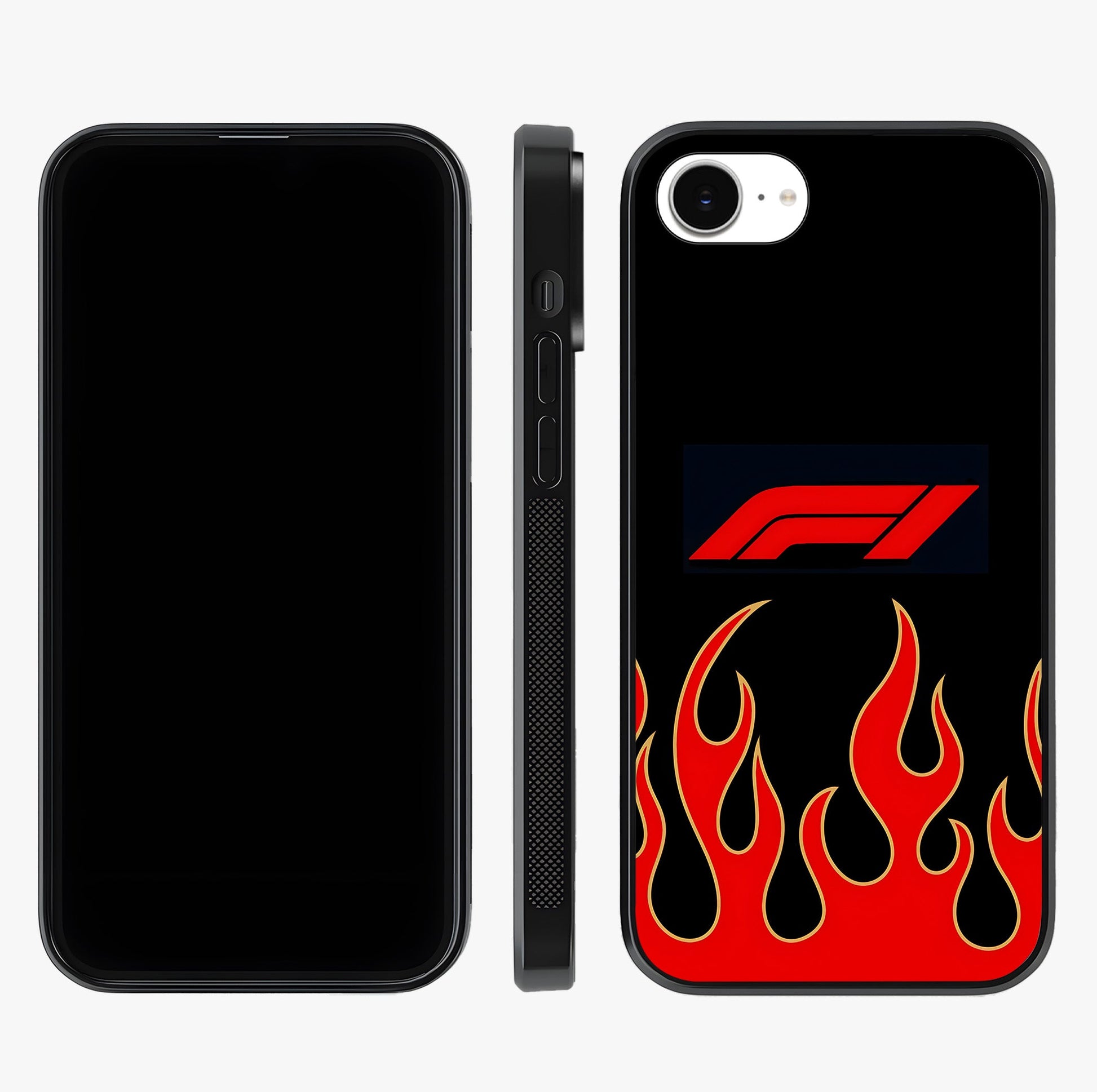 Fire F11 Glass Case displayed upright for full design visibility and premium finish.